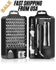 Precision Screwdriver Set, Professional Grade 115 in 1 Magnetic Repair Tool Kit