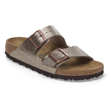 Birkenstock Arizona Birko-Flor Men's Sandal Regular Graceful Taupe NIB
