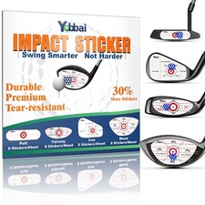 Golf Impact Tape HighResolution Stickers for Swing Training  Analysis