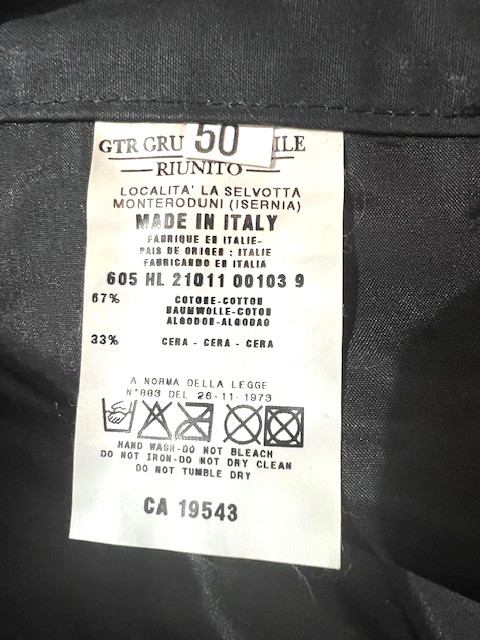 Vintage 90s HELMUT LANG  Archival Mens Waxed Cotton Biker Pant sz 32 Italy Rare image 4