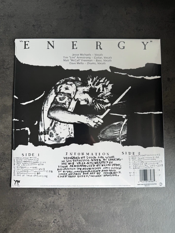 OPERATION IVY- ENERGY LP SILVER SPLATTER TTL EXCLUSIVE /700 SOLD OUT - Image 3 of 4