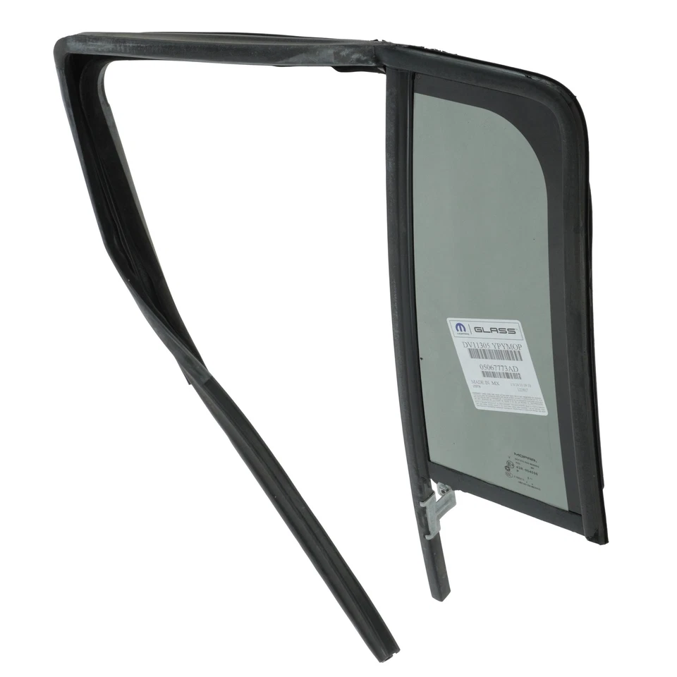 Puerta de vidrio Mopar genuina con tira de vidrio izquierda 5067773AD Foto 2 de 4
