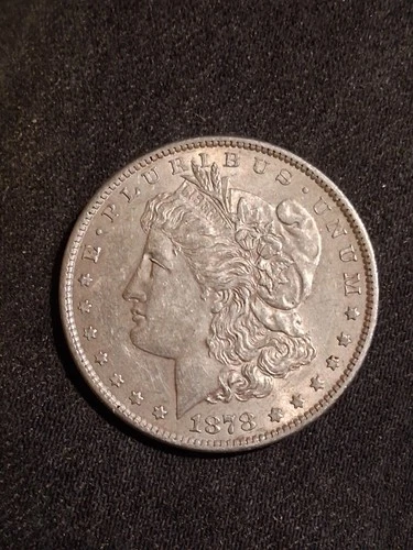 1878 Morgan Silver Dollar $1 Coin US 0.9 Fineness  Collector Coin