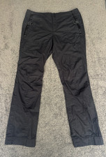 VTG Lauren Ralph Lauren Chino Pants Women SZ 10 Black Slash Pocket Zip Fly
