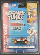 Brand New - Auto World - Looney Tunes Porky Pig '67 Mercury Cougar - SC363
