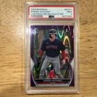 Bowman Chrome Prospects Roman Anthony BCP-71 Purple Raywave Refractor /250 PSA …