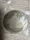 1873 Seated Liberty Quarter Dollar