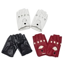Stylish Openwork Half Finger Gloves Ladies Nightclub Punk Rock Photography