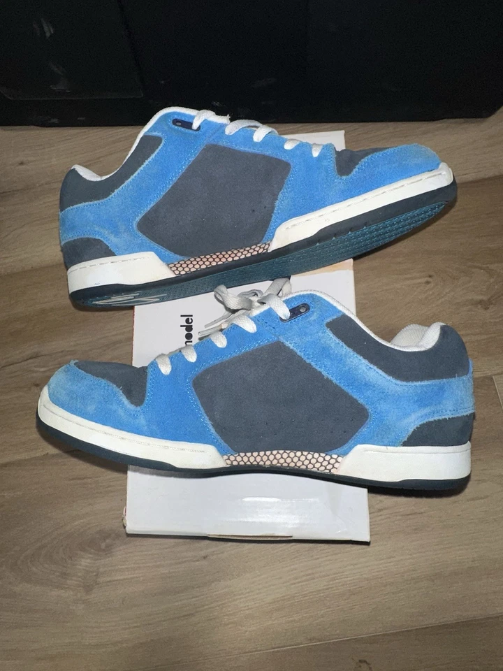1995 Es International Skateboarding Pj Ladd Enjoy Pro Modelo Zapatos Talla 10.5 Azul Foto 3 de 4