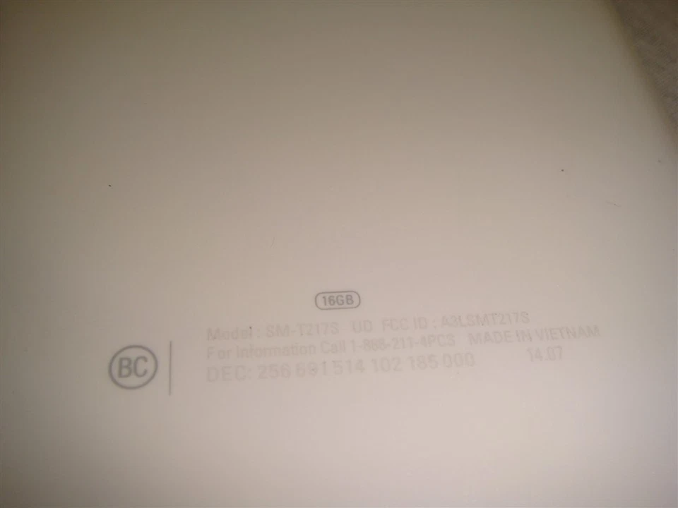 SAMSUNG GALAXY TAB 3 SPRINT 7" 16GB SM-T217S (LOT#26) - Image 3 of 4