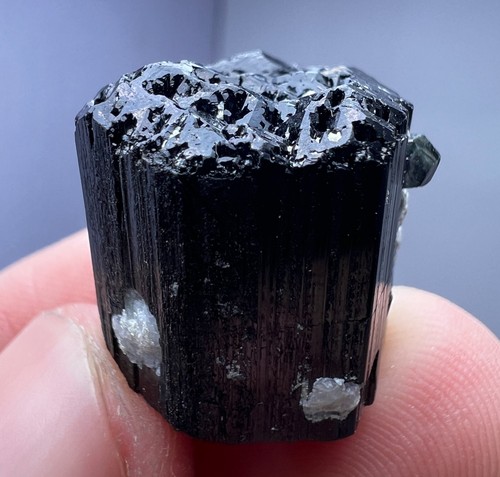 60 Ct Wow! Full Terminated Etched Schorl Crystal @PAK