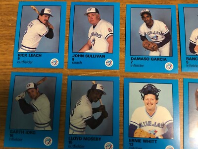 RARE 1986 TORONTO BLUE JAYS FIRE CHIEF BASEBALL SET OF 36 CARDS 10th ANNIVERSARY | eBay RARE 1986 TORONTO BLUE JAYS FIRE CHIEF BASEBALL SET OF 36 CARDS 10th ANNIVERSARY | eBay