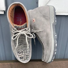 Twisted X Men's Grey Elephant Cell Stretch Chukka Driving Moc MXC0017