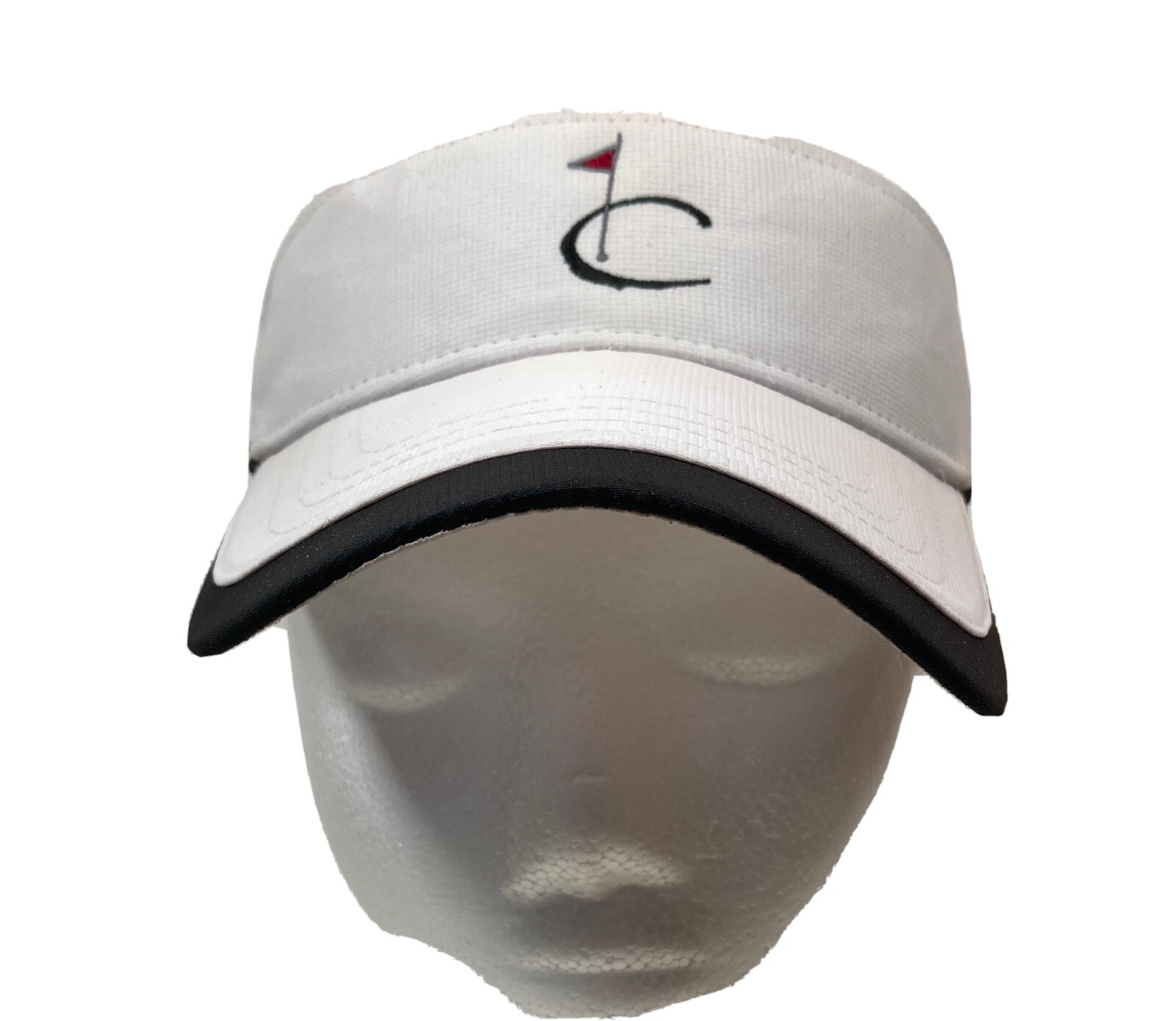 Authentic AHEAD Performance Golf Visor - White W/… - image 1
