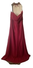 davids bridal bridesmaid dress red