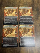 4x Generous Gift Borderless Commander Masters MTG Pack Fresh