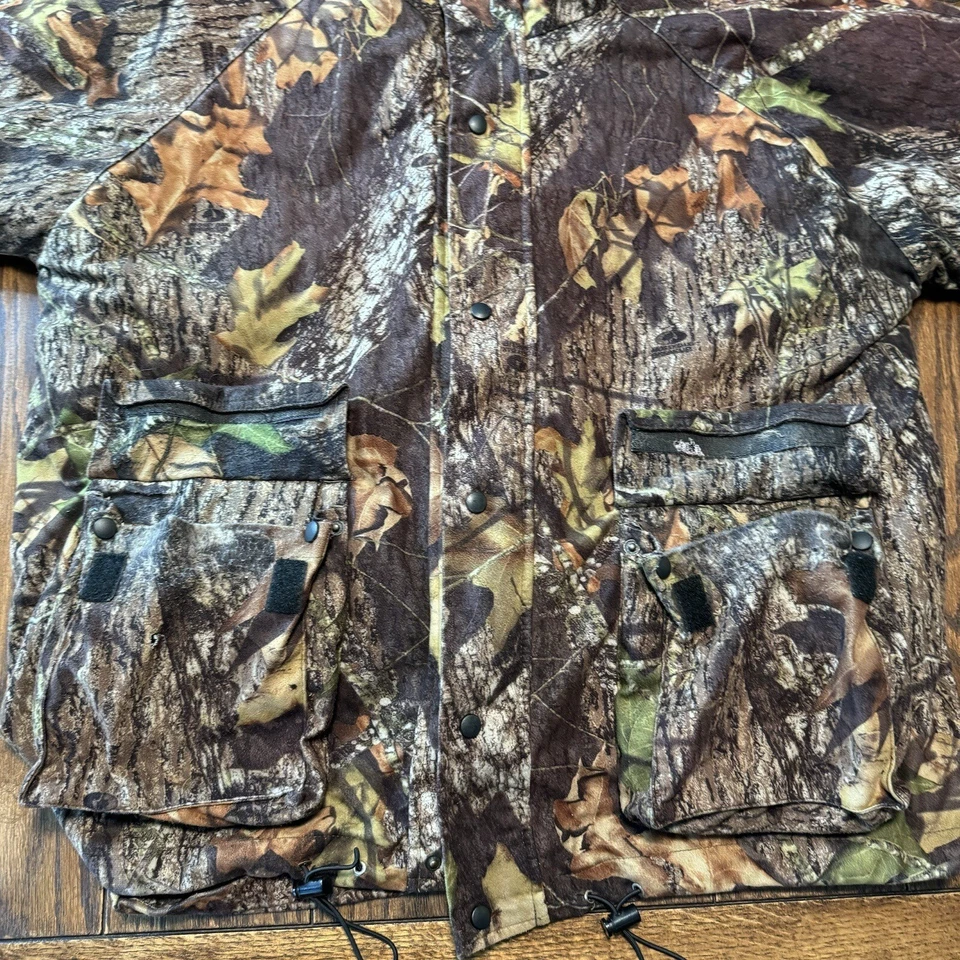 Rocky Men's Size XL Camouflage Pro Hunter Mossy Oak Advantage 2 In 1 Jacket - Image 4 of 4