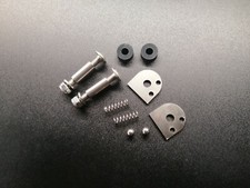 Reparatursatz f&uuml;r 2 Soziusfu&szlig;rasten MZ 125 SM SX RT MuZ Sozius Fu&szlig;rasten Feder