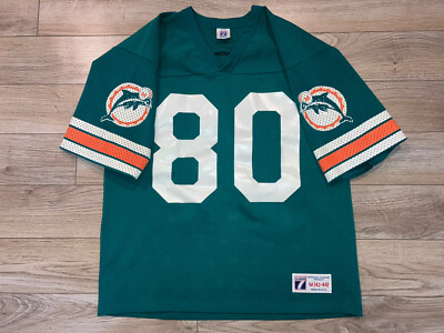 Miami Dolphins #80 NFL Football Logo 7 Jersey Medium M 44 | eBay