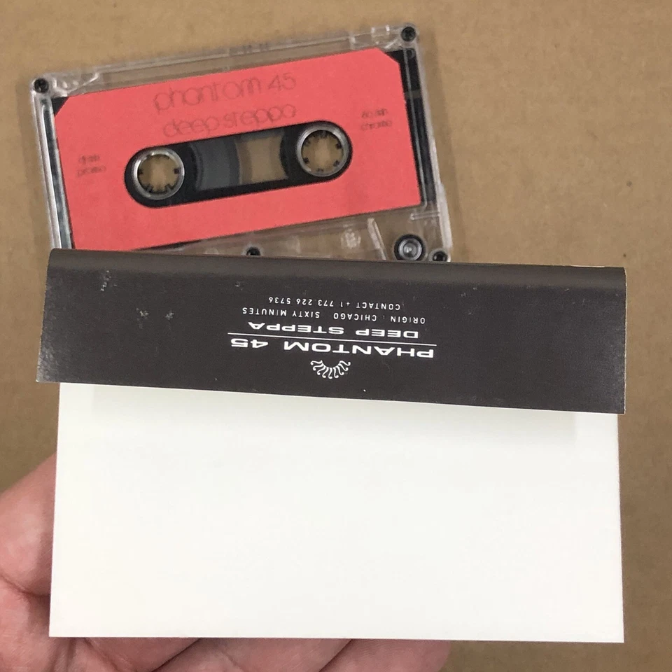 PHANTOM 45 Cassette Tape 90s Drum n Bass DEEP STEPPA UNDERGROUND SOLE UNLIMITED - Image 4 of 4