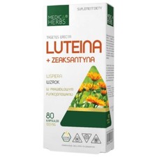 Medica Herbs Lutein + Zeaxanthin, 80 Kapseln