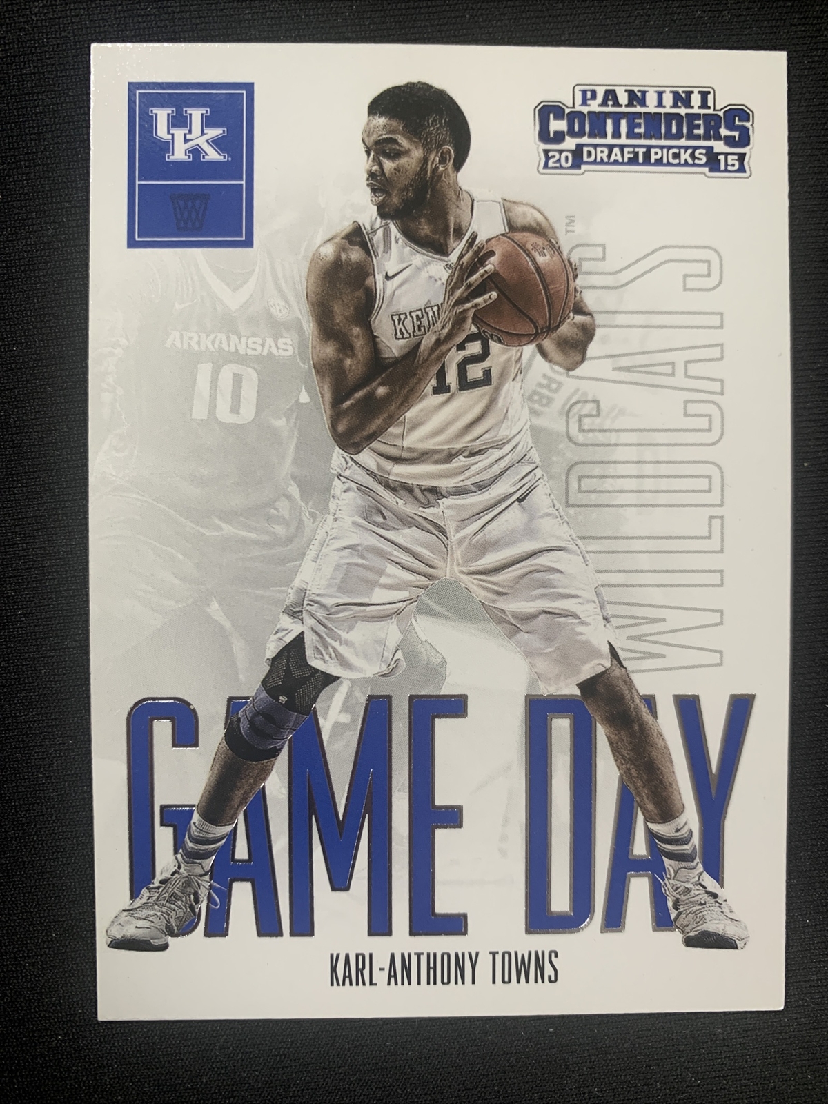 Karl-Anthony Towns 2015-16 Panini Contenders Draft Picks Game Day Rookie #22 Ex