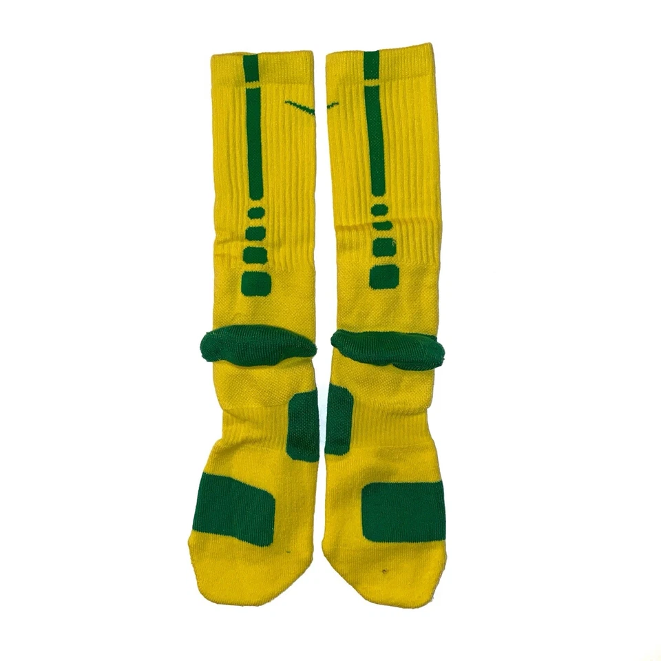 Nuevos Calcetines Nike Elite Crew Team Emitidos Oregon Ducks Talla GRANDE (W 10-13) (M 8-12) Foto 2 de 4