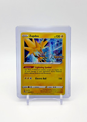 Zapdos 029/078 Pokemon GO Holo Rare NM Pokemon TCG Card
