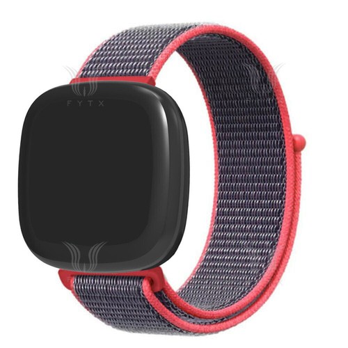 Correa deportiva tejida de nailon para muñeca Fitbit Versa 4 Versa 3 Sense 2 Sense - Imagen 25 de 47