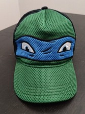 Leonardo Teenage Mutant Ninja Turtle Hat Youth One Size Cap TMNT Green Blue