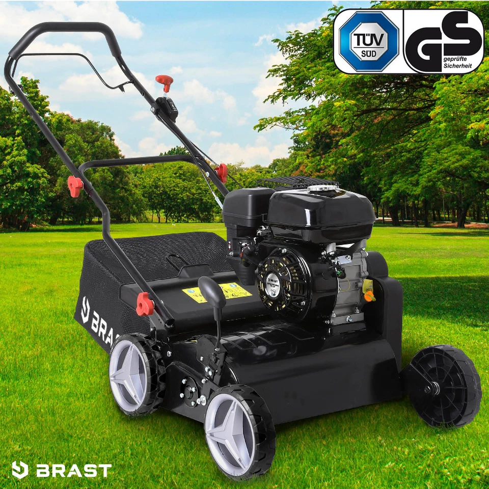 BRAST Vertikutierer Benzin 3,6kW(4,9PS) - 4,5kW(6,12PS) Rasenlüfter 196-212ccm - Bild 2 von 4