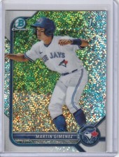 2022 Bowman Chrome Martin Gimenez Sparkle Refractor /299 