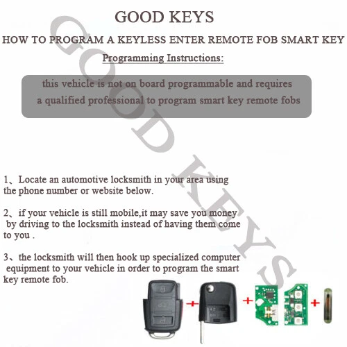 Llave remota plegable para Volkswagen Golf GTI CC 2006-09 315 MHz ID48 1K0959753 4B Foto 4 de 4
