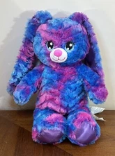 Build a Bear Bunny Rabbit SCENTiment Plush 18" Lilac Blue Purple Pink  Tie Dye