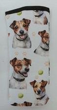 JACK RUSSELL TERRIERS - GLASSES CASE - cotton- ideal small gift