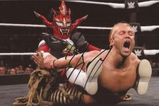 WWE WRESTLING: TYLER BREEZE SIGNED 6x4 ACTION PHOTO+COA **PROOF**