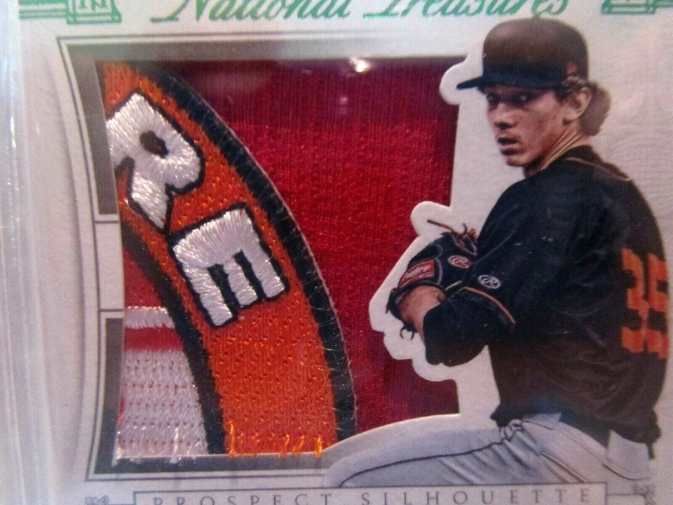 HUNTER HARVEY 2015 NATIONAL TREASURES 5CLR SILHOUETTE GREEN AUTOS#5/5 RC BGS9/10 - Image 3 of 4