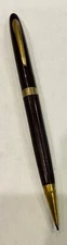 Eversharp Burgundy Mechanical Pencil Vintage 5.5” Long Made USA Gold Band & Trim