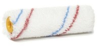 Microfaserwalze, Blau-Rot-Streifen, FlorhöHe 9Mm, Breite 15Cm, Kern-Ø 17Mm
