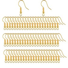 400 Pcs Earring Hooks with Ball and Coil Ear Wires for DIY Jewelry Making