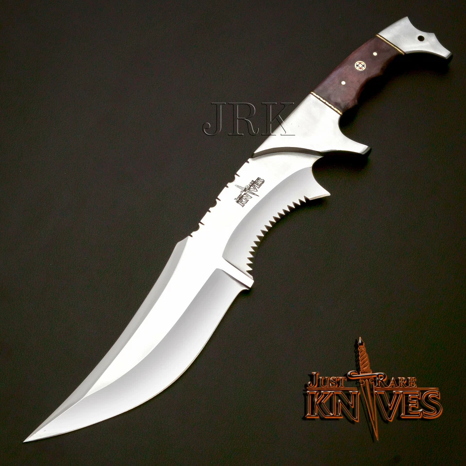 17英寸FANCY BOWIE定制D2工具钢刀片,战术防护战斗刀 — 第 3/4 张图片