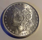 1887 P MORGAN DOLLAR VAM 12A Alligator Eye, Clashed Obverse Die st