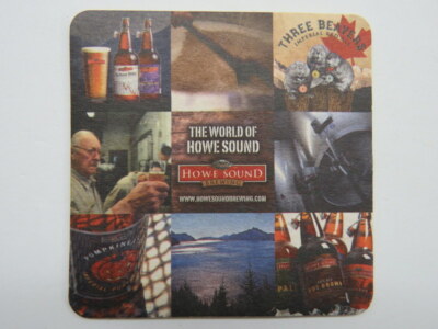 Beer Coaster ~ HOWE SOUND Brewing Red Ale ~ Squamish, British Columbia ...
