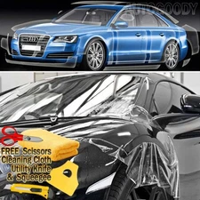 108"x60" Clear Bra Paint Protection Vinyl Film Wrap Transparent Car Paint Shield