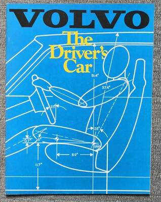 VOLVO The Driver's Car (USA) - Prospekt Brochure - 1981 - 20 Seiten