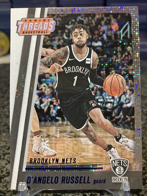 2017-18 Panini Threads #36 D Angelo Russell Rare Dazzle Blue Parallel SSP /25!!!