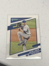 Jacob Degrom SP 2021 Panini Donruss Variation “The Big Apple “ NY Mets #150 SB1