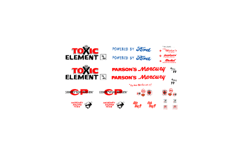 DECALS - "Toxic Element"  Mercury Comet  A/FX by Dan Parson Jr. - Picture 4 of 7