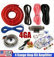 4 Gauge Car Audio Cable Kit Amplifier Install Amp RCA Subwoofer Sub Wiring 2300W