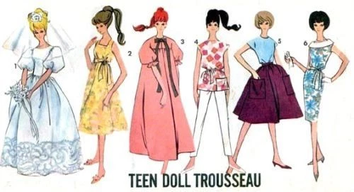 Pattern Packs Advance For  Barbie Fashion Doll Patterns #2